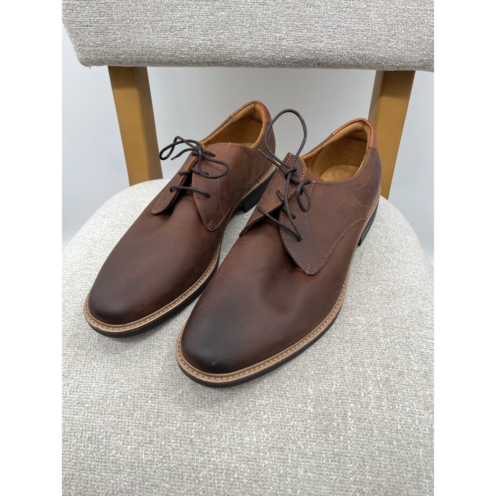 NWT Florsheim Herington Plain Toe Oxford‎ Shoes Men's 12 Brown